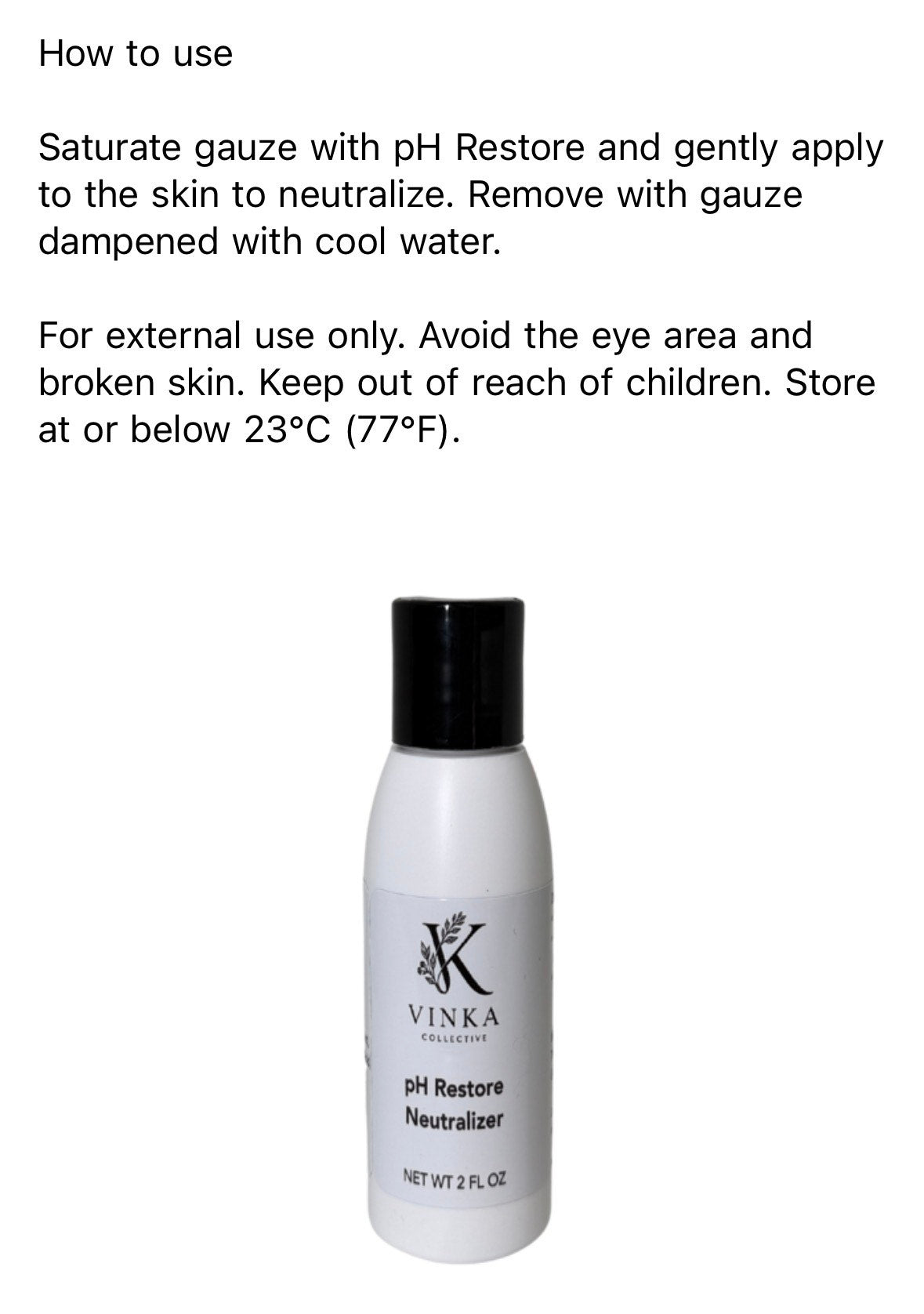 pH RESTORE NEUTRALIZER (2.0 Fl.Oz.)