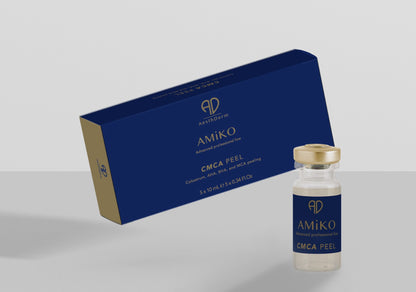 AMiKO CMCA PEEL: Colostrum, AHA, BHA, and MCA peel (5 x 10ml)