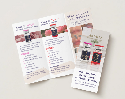 Rose & Tulip Peel Client Brochures- 25 Pack